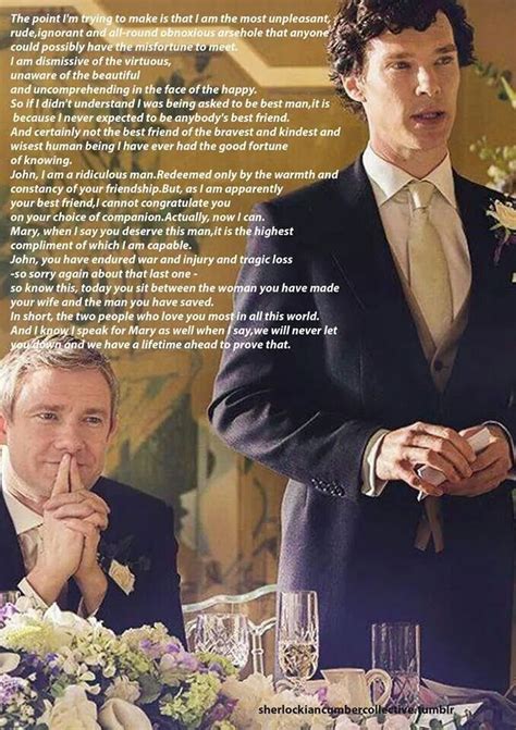 Sherlock Speech At Wedding