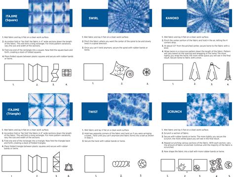 Shibori Folding Techniques