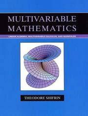 shifrin multivariable mathematics