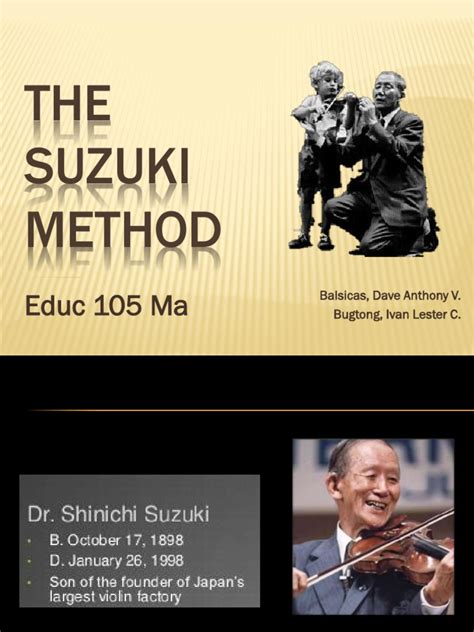 shinichi suzuki method of teaching