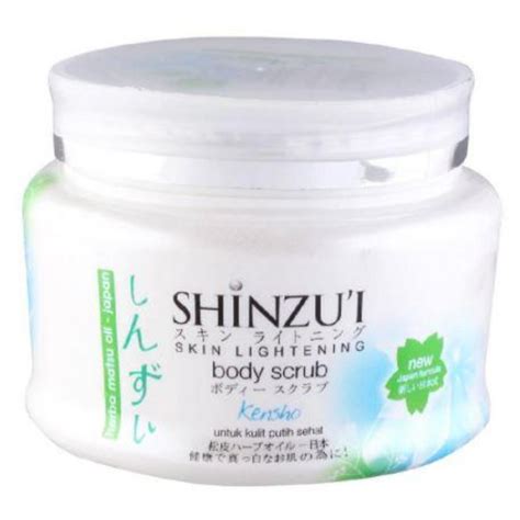 shinzui body scrub manfaatnya