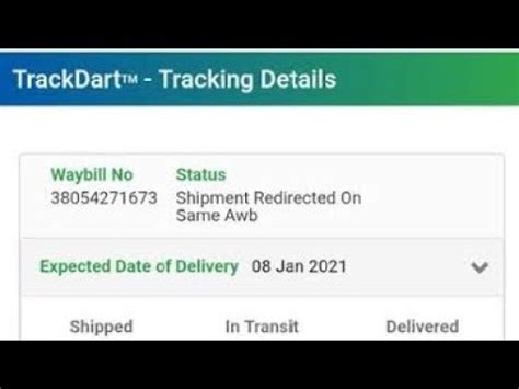 Shipment Redirected On Same Awb