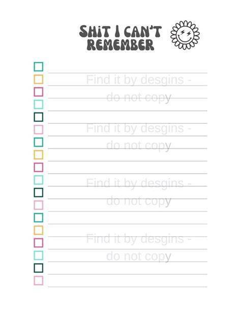 shit i cana t remember best gift log book noteboo