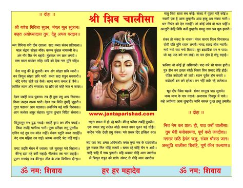 Shiv Chalisa Likhit