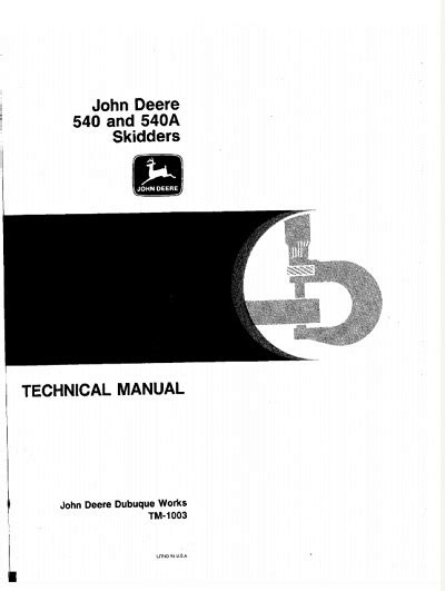 Full Download Shop Manual John Deere 540A 