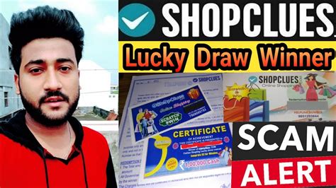 shopclues lucky draw letter
