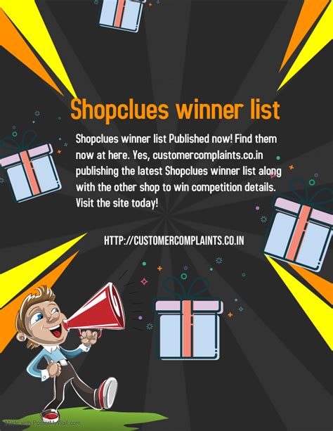 shopclues lucky winners