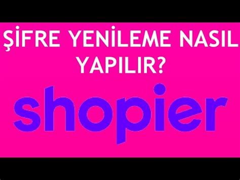 shopier dükkan linki değiştirme