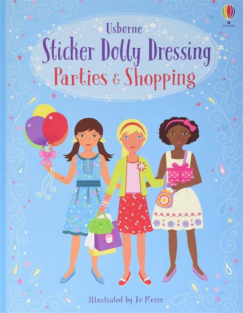 Full Download Shopping Girls Usborne Sticker Dolly Dressing 