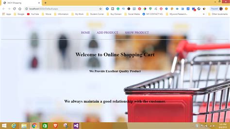 Download Shopping Project Documentation Using Asp Net 