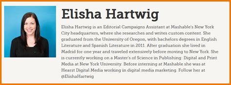 short actor biography examples