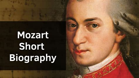 short biography mozart