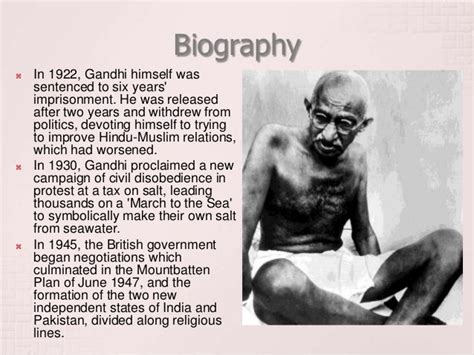 short biography of mohandas gandhi quizlet