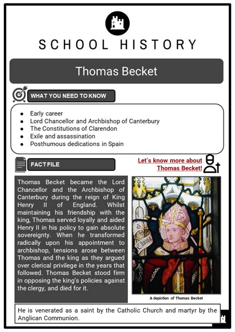 short biography of thomas becket