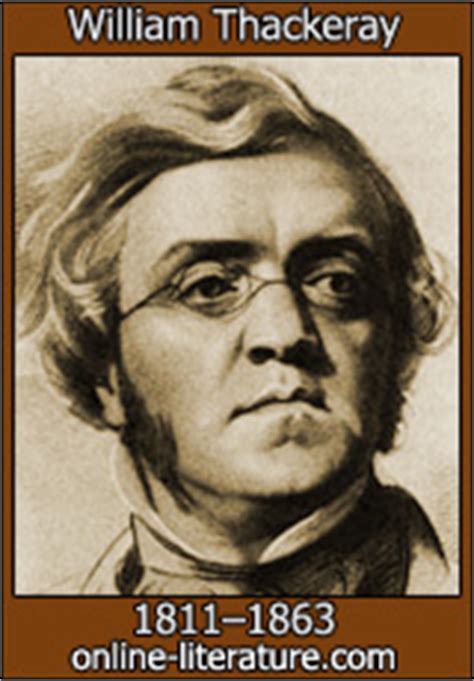 short biography of william makepeace thackeray