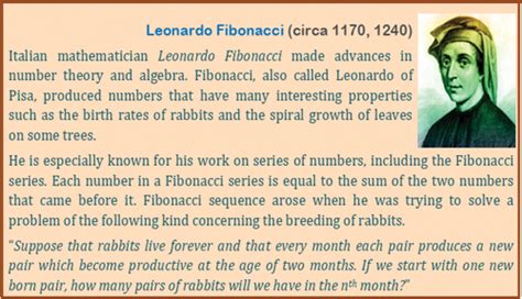 short biography on fibonacci