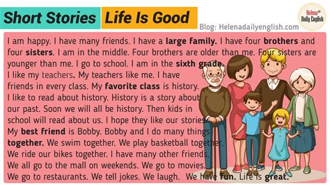 short life story in english