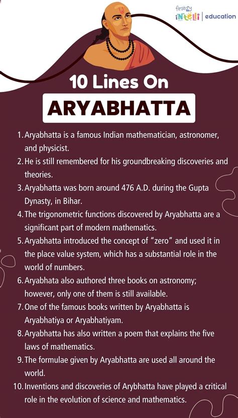 short note about aryabhatta thoughts