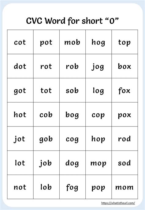 Short O Words Free Pdf Download Education Outside Short O Activities For First Grade - Short O Activities For First Grade