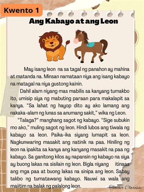 short story by filipino writer