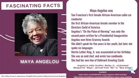 short summary of maya angelous life