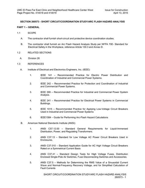 Full Download Short Circuit Coordination Study Arc Flash Hazard Analysis 