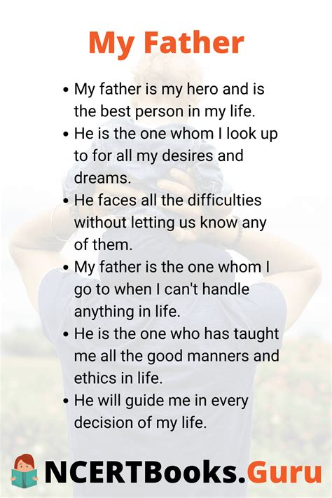 Read Online Short Essay On My Father For Kids Anubhav 