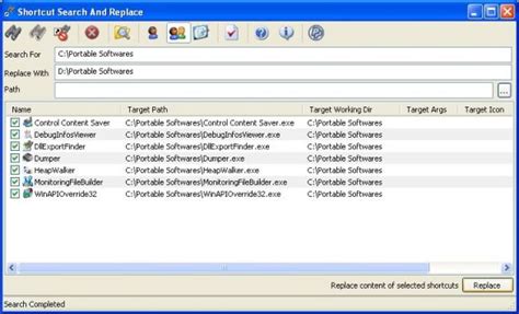 Shortcuts Search And Replace freekeysoft