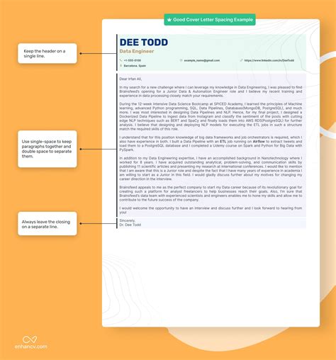 should a letter be double spaced