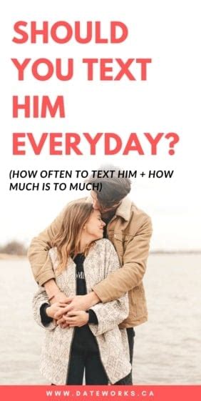 should you text every day dating