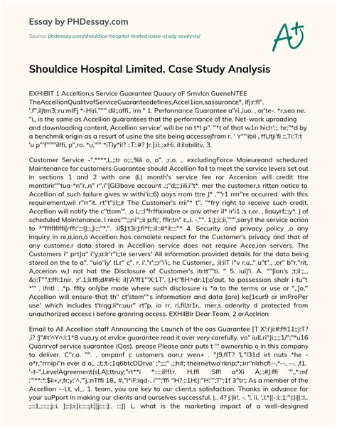 Read Online Shouldice Hospital Limited Case Study Analysis 