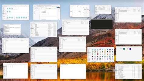 show all open windows on mac