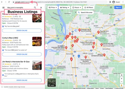 show business google maps