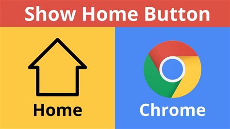 show home button on chrome