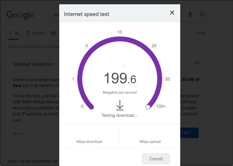 show my internet speed