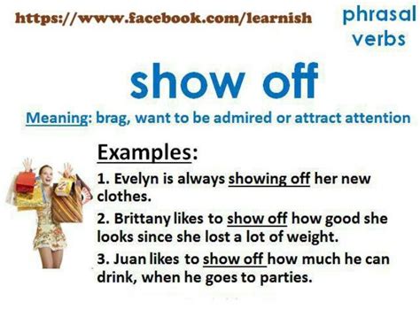 show off meaning