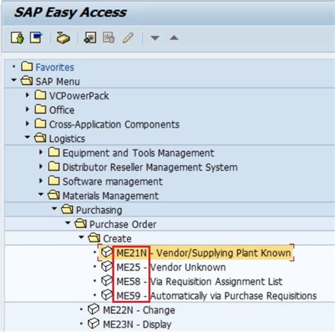 show tcode in sap menu