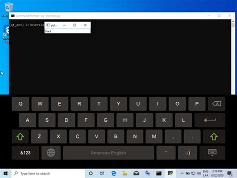 show virtual keyboard