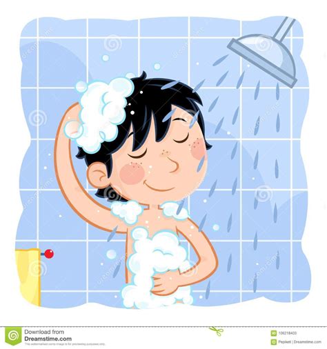shower cartoontsumamigui -