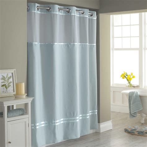 shower curtain with snaps