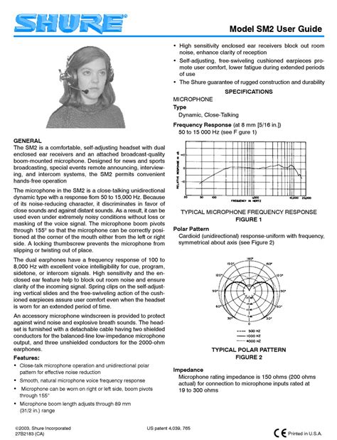 Shure Sm2 User Guide