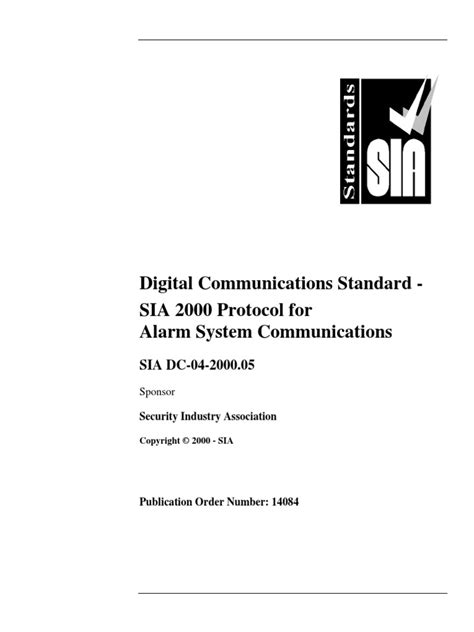 Sia 2000 Protocol