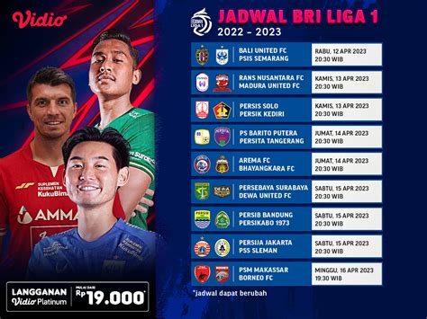 SIARAN LANGSUNG BRI LIGA 1：Jadwal dan Siaran Langsung BRI Liga 1 Pekan 13 - Vidio