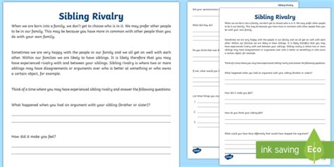 Sibling Rivalry Algebra 2 Key