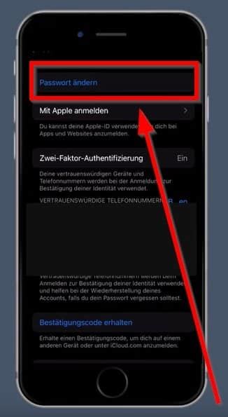 sicheres passwort iphone