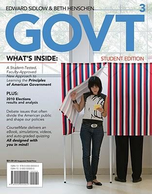 Read Online Sidlow Govt Student Edition 