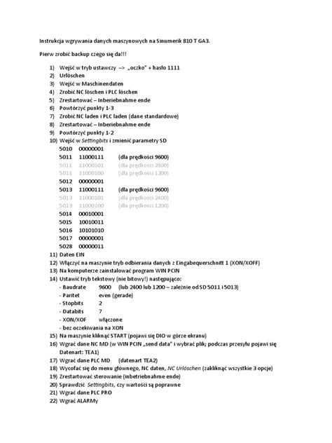 Siemens Sinumerik 810 Ga3 Plc Programming Manual