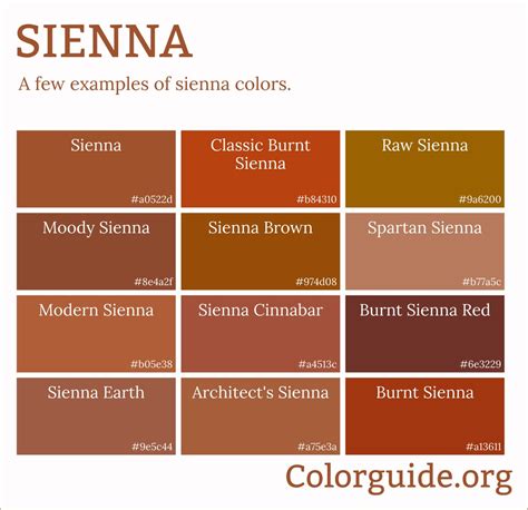 sienna color
