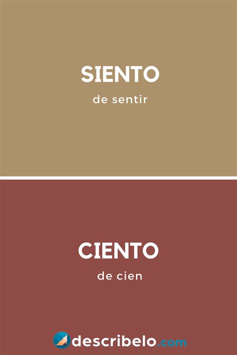 Siento O Ciento