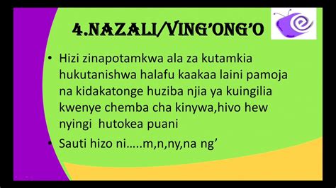 sifa za konsonanti za kiswahili bible